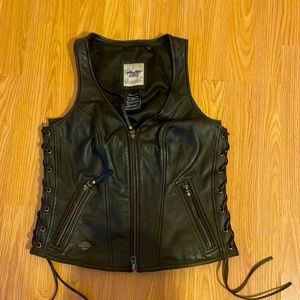 Harley Davison vest size small. Like new, never worn
